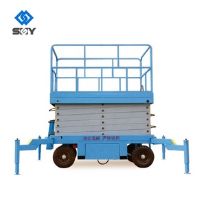 Xe nâng người dạng kéo cắt di động 8m 12m 16m, tải trọng 240KG - Product Image 6