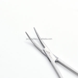 Vergrendeling Roestvrijstalen Handleiding Veterinair Gereedschap 125Mm Gebogen Delicate Muggenkelly Hemostat Tang Goud Chirurgische Instrumenten - Product Image 2