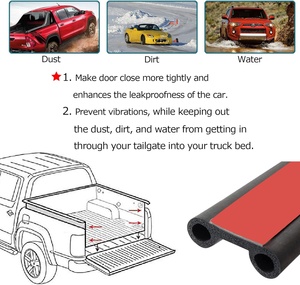 Phổ xe con dấu Dải EPDM con dấu cao su Dải với đôi Bóng đèn cổng sau con dấu cho xe tải xe thuyền và RV - Product Image 6