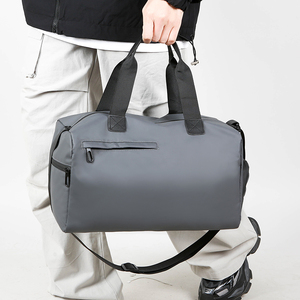 Bolsa de Viaje Geométrica de Gran Capacidad, para Actividades al Aire Libre, Viajes Cortos de Negocios, con Separación para Objetos Secos y Húmedos, a la Moda - Product Image 6