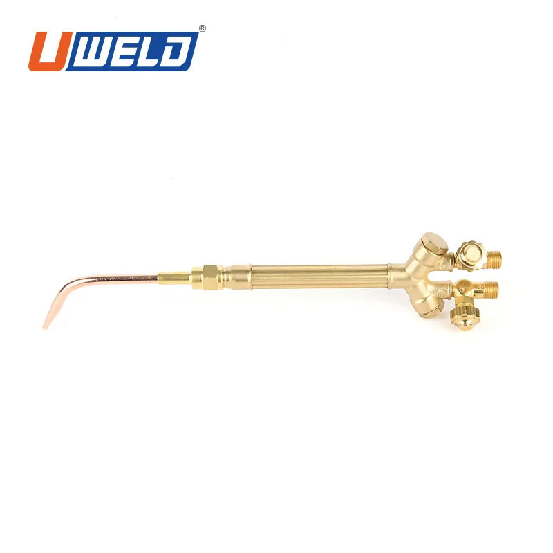 UWELD Heavy Duty Oxygen Propane/Acetylene Welding Torch Flame Torch Handle & Cutting Attachment with Propane Tip