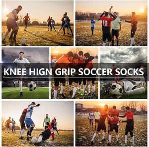 <span class=keywords><strong>Calcetines</strong></span> gruesos para adultos, <span class=keywords><strong>calcetines</strong></span> <span class=keywords><strong>largos</strong></span> hasta la rodilla para hombres y mujeres, <span class=keywords><strong>calcetines</strong></span> antideslizantes cálidos para fútbol, baloncesto, baile, Yoga, Fitness, deportes - Product Image 6