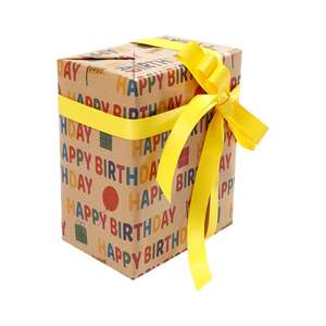 Wholesale <b>Christmas</b> Birthday Hot Stamping Tissue 43*300cm Gift <b>Luxury</b> Custom Packaging <b>Wrapping</b> <b>Paper</b> Roll - Product Image 2