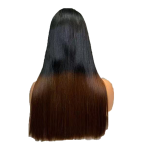 Promotion 2X6 Super Double Drawn <b>Long</b> Bone Straight Vietnamese Hair 100% Human Hair <b>Wigs</b> 260g Kim Lace Closure - Product Image 4