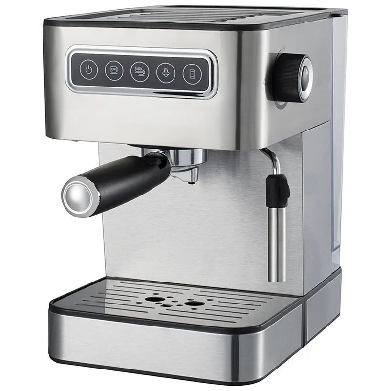 Usine OEM 4 en 1 automatique 20 15 bar machine à latte portable en acier inoxydable espresso italien cafetière intelligente avec mousseur