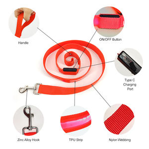 Collier lumineux LED rechargeable personnalisé pour chien, idéal pour les promenades nocturnes, <span class=keywords><strong>avec</strong></span> support de moule <span class=keywords><strong>privé</strong></span> – Fabrication OEM/ODM - Product Image 2