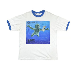 Men's Retro Ringer T-<strong>Shirt</strong> Underwater Scene Graphic Crew Neck Short Sleeve Vintage Cotton Tee - Product Image 1
