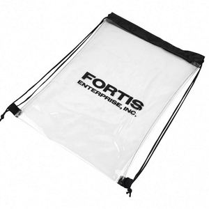 Promotional Clear PVC <b>Drawstring</b> Sportpacks Outdoor Beach Fitness Gym <b>Backpack</b> - Product Image 3