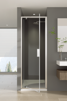 Cabine de douche moderne en verre trempé encadrée, design minimaliste, surface facile à nettoyer, approvisionnement direct usine pour la rénovation de salle de bain