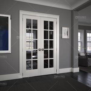 Prix d'usine <span class=keywords><strong>Salon</strong></span> Intérieur Et Extérieur <span class=keywords><strong>Double</strong></span> Portes Françaises En Bois Pour Les Maisons - Product Image 3
