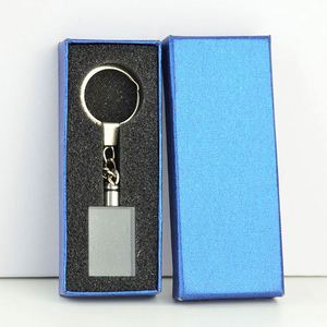 Custom Acrylic Crystal LED Light Keychain with Custom Logo Blank Key Rings for Family Gifts - Product Image 5
