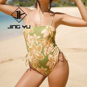 2025 New Beachwear Bikini Manufacturers Printed Swimwear Women Custom Recycled Polyester One Piece - Product Image 1