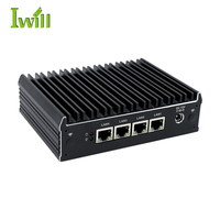 Harga pabrik Barebone System Mini tanpa kipas Pc Cele Ron J3160 4 Core 4k Display 4xIntel I211AT I211 1000Mb Lans