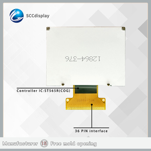 Chất lượng cao 128x64 COG + FPC đồ họa LCD module hiển thị FSTN tích cực Trắng LED Đèn nền st7565 (COG) 3/5V cung cấp điện đảm bảo - Product Image 3