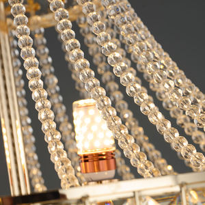 Modern Custom Luxury Chandelier Villa Home Hotel Gold Long Stair Led Crystal Pendant <b>Light</b> - Product Image 4