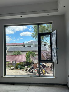 Ventana abatible de vidrio de aluminio moderno, fácil de abrir, bien ventilada, rotura térmica para exterior para dormitorio y baño - Product Image 6