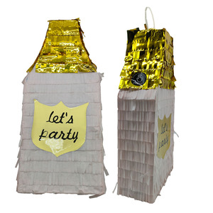 Piñata <span class=keywords><strong>de</strong></span> Botella <span class=keywords><strong>de</strong></span> Discoteca con Diseño Personalizado OEM, Piñata Divertida para Fiestas <span class=keywords><strong>de</strong></span> <span class=keywords><strong>Verano</strong></span>, con Confeti - Product Image 2