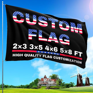 Servicios de Personalización de Publicidad Promocional, Bandera Publicitaria de Tela de Poliéster con Logotipo en Blanco para Sublimación, Bandera Voladora para Exteriores - Product Image 2