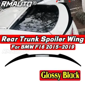 Aileron arrière de coffre pour BMW X6 F16 2015-2019, kit carrosserie noir brillant, accessoires auto - Product Image 1