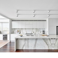 Accessoires de cuisine modernes de haute qualité, ensemble complet de meubles, unité complète, bois noir, modulaire, prêt à assembler