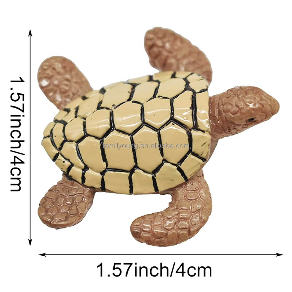 100 Mini Tortues Lumineuses En Résine - Déco Jardin Maison De Poupée Micro Paysage - Idée Cadeau Artisanat Créatif