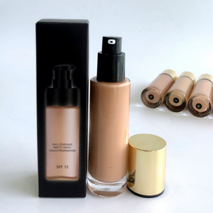 <span class=keywords><strong>Fond</strong></span> <span class=keywords><strong>de</strong></span> <span class=keywords><strong>teint</strong></span> liquide imperméable à l'eau douce longue durée à couverture complète SPF 15 30ml correcteur <span class=keywords><strong>de</strong></span> contrôle <span class=keywords><strong>de</strong></span> l'huile blanchissant les pores marque privée - Product Image 1