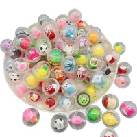 Jouets en capsules d'œufs torsadés en plastique transparent avec figurines miniatures aléatoires, écologiques pour enfants, cadeaux pour distributeurs automatiques