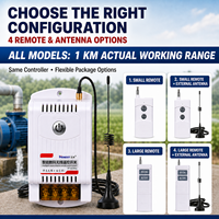 Interruttore a Controllo Remoto RF 40A per Motore Pompa Acqua con Opzioni di Portata Multiple per Irrigazione Agricola HT-9220KG