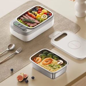 Offre Spéciale : Boîte à lunch chauffante électrique moderne, rechargeable par USB/batterie, portable et sans fil pour usage extérieur, domestique et automobile - Product Image 1