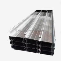 Plancher composite en acier trapézoïdal galvanisé à chaud pour systèmes de construction modulaire en acier