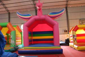 Parque de Juegos Inflable para Niños al Aire Libre, Brincolín Inflable de Unicornio, Trampolín Inflable - Product Image 2
