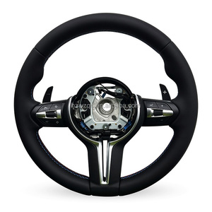 Full Leather Deportivo Volante De Steering Wheel for BMW F10 F30 F32 F36 M3 F15 F82 M2 F87 E70 E71 E90 X3 - Product Image 3