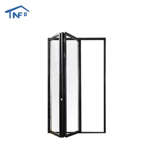 Cao Cấp Nhà Bi-gấp Bên Ngoài Bi Gấp Kính Patio Cửa Nhôm Louver Gấp Cửa