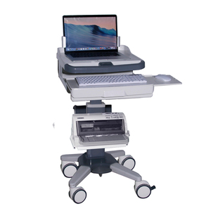 Carro de ordenador médico multifuncional ABS duradero de buena calidad, carro móvil para ordenador portátil, estación de enfermera, carro de instrumentos de monitoreo - Product Image 1
