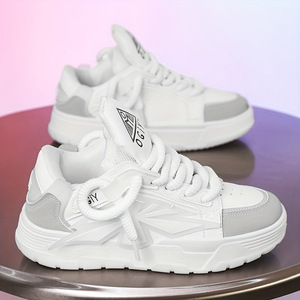 Zapatillas de hombre con suela gruesa, estilo Harajuku, europeas y americanas, que aumentan la altura, con diseño de dibujos animados. - Product Image 6