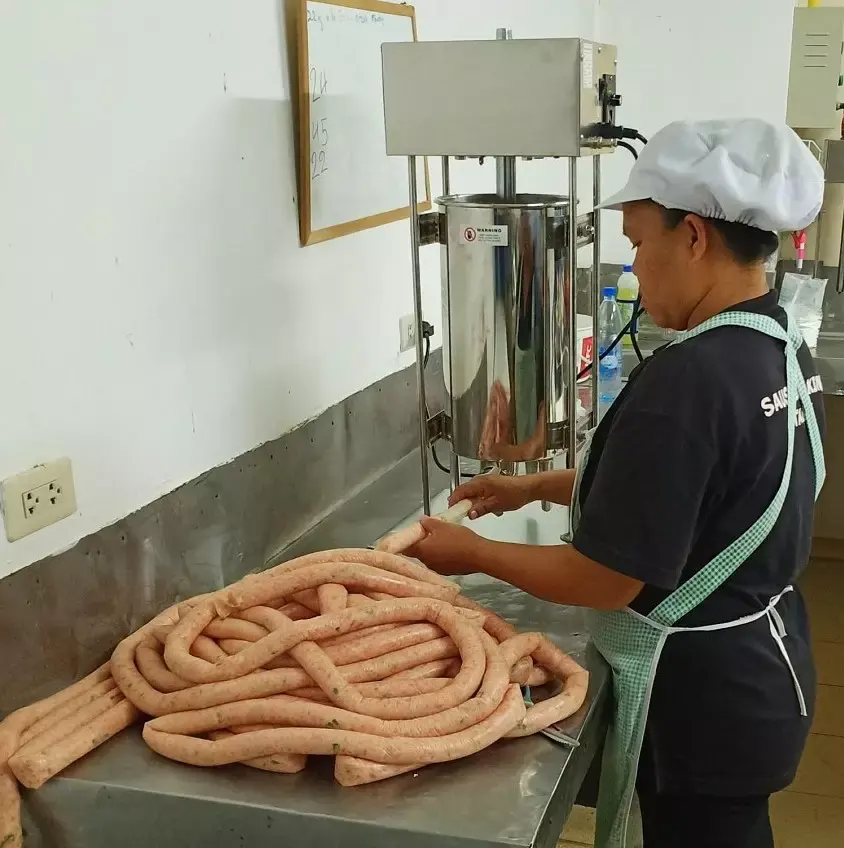 Stainless Steel Sausage Making Machine Vacuum Sausage Filler Stuffer For Sale