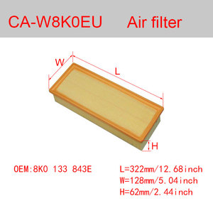 Filtre à air de voiture CA-W7M3U 7M3129620 7M3129621 C31116, vente d'usine, pour Ford Galaxy, Seat Alhambra, VW <span class=keywords><strong>Sharan</strong></span> 7M8 7M9 7M6 - Product Image 6
