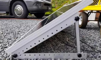 Vente en gros Support solaire mural Système de montage mural Système de trépied pliable à angle réglable Installation facile Support de panneau solaire