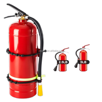 Support de montage réglable en acier inoxydable pour extincteur à poudre sèche, compatible avec les modèles de 2,5 lb/5 lb, protection incendie facile