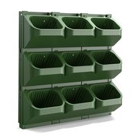 Jardinière murale suspendue, pot de fleurs, conteneur mural, mur végétal vertical suspendu, pot de plantation en plastique mural