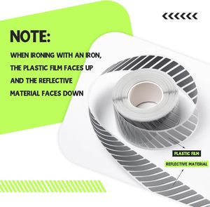 <span class=keywords><strong>Cinta</strong></span> <span class=keywords><strong>Reflectante</strong></span> de Alta Visibilidad para Transferencia de Calor, <span class=keywords><strong>Cinta</strong></span> de Vinilo Blanca <span class=keywords><strong>Reflectante</strong></span> Autoadhesiva Irrompible para <span class=keywords><strong>Ropa</strong></span>, Personalizable - Product Image 4