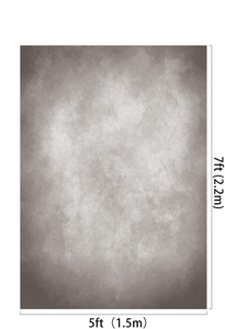 1.5x2.2m/5x7ft Classic Textured Vintage Grey Abstract Backdrops Portrait Professional <strong>Backgrounds</strong> Retro Backdrop - Product Image 2