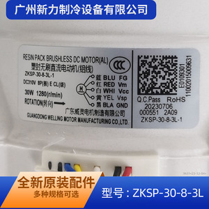 Motor de Aire Acondicionado Central Welling ZKSP-30-8-3L 11002015003381, Pieza de Repuesto para Ventilador, Nuevo - Product Image 5