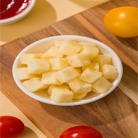 Super Cranch Dés de pommes de terre, snacks chinois très demandés, saveur miel-beurre, processus VF