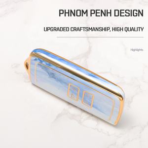 Étui de clé de voiture en TPU couverture complète pour Renault Koleos Kadjar Megane Talisman Captur Espace <span class=keywords><strong>Clio</strong></span> 2016-2019 <span class=keywords><strong>4</strong></span> boutons accessoires - Product Image 4