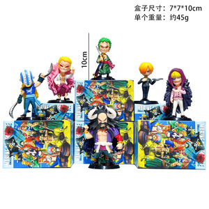Set di 7 Personaggi Iconici della <span class=keywords><strong>Fratellanza</strong></span> Anime in Blind Box con Luffy, Ace, Sabo per Collezionisti e Regalo per i Fan - Product Image 4