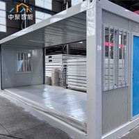 Maison conteneur pliable de type Z de 20 pieds de haute qualité, prête à l'emploi, extensible et pliable, à prix raisonnable pour un usage en appartement, disponible