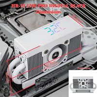 Thermalright HR10 2280 PRO Digital White Radiateur à disque dur à état solide haute performance équipé de tuyau de chaleur AGHP