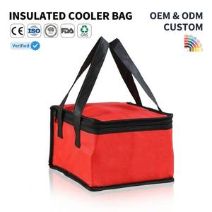 Grand sac isotherme Oxford souple et tendance avec fermeture éclair réutilisable, léger (150g) pour la livraison de repas et l'utilisation en extérieur - Product Image 3