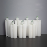 PP PBT 1500ml 1:1 blanc 2 parties cartouche de colle époxy double cartouche adhésive tube de mélange côte à côte 750ml + 750ml bouteille de seringue